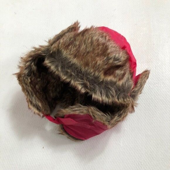 BASS PRO SHOP Winter Hat OS Youth Pink Trapper - Picture 2 of 4